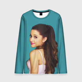 Мужской лонгслив 3D с принтом Ariana Grande (Ариана Гранде) в городе Новоалтайск, 100% полиэстер | длинные рукава, круглый вырез горловины, полуприлегающий силуэт | ariana grande | актриса | американская певица | ариана | ариана гранде | гранде | девушка | музыка | певица | песни | продюсер