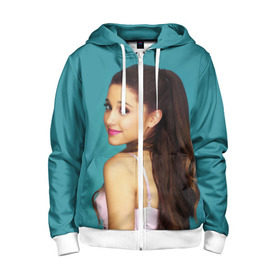 Детская толстовка 3D на молнии с принтом Ariana Grande (Ариана Гранде) в городе Новоалтайск, 100% полиэстер |  манжеты и пояс оформлены широкой мягкой резинкой, двухслойный капюшон со шнурком для регулировки, спереди карманы и застежка-молния
 | ariana grande | актриса | американская певица | ариана | ариана гранде | гранде | девушка | музыка | певица | песни | продюсер