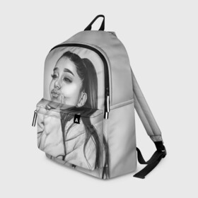 Рюкзак 3D с принтом Ariana Grande (Ариана Гранде) в городе Новоалтайск, 100% полиэстер | лямки с регулируемой длиной, сверху петелька, чтобы рюкзак можно было повесить на вешалку. Основное отделение закрывается на молнию, как и внешний карман. Внутри два дополнительных кармана, один из которых закрывается на молнию. По бокам два дополнительных кармашка | ariana grande | актриса | американская певица | ариана | ариана гранде | гранде | девушка | музыка | певица | песни | продюсер