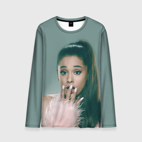 Мужской лонгслив 3D с принтом Ariana Grande (Ариана Гранде) в городе Новоалтайск, 100% полиэстер | длинные рукава, круглый вырез горловины, полуприлегающий силуэт | ariana grande | актриса | американская певица | ариана | ариана гранде | гранде | девушка | музыка | певица | песни | продюсер