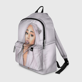 Рюкзак 3D с принтом Ariana Grande (Ариана Гранде) в городе Новоалтайск, 100% полиэстер | лямки с регулируемой длиной, сверху петелька, чтобы рюкзак можно было повесить на вешалку. Основное отделение закрывается на молнию, как и внешний карман. Внутри два дополнительных кармана, один из которых закрывается на молнию. По бокам два дополнительных кармашка | ariana grande | актриса | американская певица | ариана | ариана гранде | гранде | девушка | музыка | певица | песни | продюсер