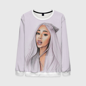Мужской свитшот 3D с принтом Ariana Grande (Ариана Гранде) в городе Новоалтайск, 100% полиэстер с мягким внутренним слоем | круглый вырез горловины, мягкая резинка на манжетах и поясе, свободная посадка по фигуре | ariana grande | актриса | американская певица | ариана | ариана гранде | гранде | девушка | музыка | певица | песни | продюсер