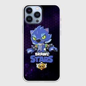 Чехол для iPhone 13 Pro Max с принтом BRAWL STARS LEON ОБОРОТЕНЬ. в городе Новоалтайск,  |  | Тематика изображения на принте: bib | brawl stars | colt | crow | el brown | leon | leon shark | max | moba | sally leon | shark | акула | берли | биби | бравл старс | браун | ворон | жанр | игра | кольт | леон | леон акула | макс | нита | шелли