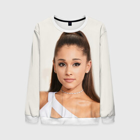 Мужской свитшот 3D с принтом Ariana Grande (Ариана Гранде) в городе Новоалтайск, 100% полиэстер с мягким внутренним слоем | круглый вырез горловины, мягкая резинка на манжетах и поясе, свободная посадка по фигуре | ariana grande | актриса | американская певица | ариана | ариана гранде | гранде | девушка | музыка | певица | песни | продюсер