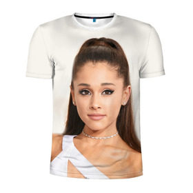 Мужская футболка 3D спортивная с принтом Ariana Grande (Ариана Гранде) в городе Новоалтайск, 100% полиэстер с улучшенными характеристиками | приталенный силуэт, круглая горловина, широкие плечи, сужается к линии бедра | ariana grande | актриса | американская певица | ариана | ариана гранде | гранде | девушка | музыка | певица | песни | продюсер