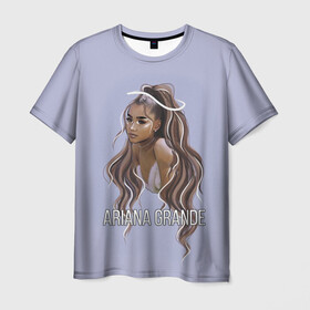 Мужская футболка 3D с принтом Ariana Grande (Ариана Гранде) в городе Новоалтайск, 100% полиэфир | прямой крой, круглый вырез горловины, длина до линии бедер | ariana grande | актриса | американская певица | ариана | ариана гранде | гранде | девушка | музыка | певица | песни | продюсер