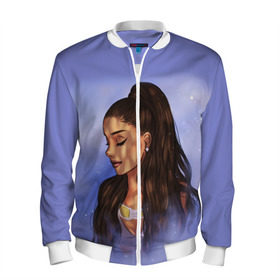 Мужской бомбер 3D с принтом Ariana Grande (Ариана Гранде) в городе Новоалтайск, 100% полиэстер | застегивается на молнию, по бокам два кармана без застежек, по низу бомбера и на воротнике - эластичная резинка | ariana grande | актриса | американская певица | ариана | ариана гранде | гранде | девушка | музыка | певица | песни | продюсер