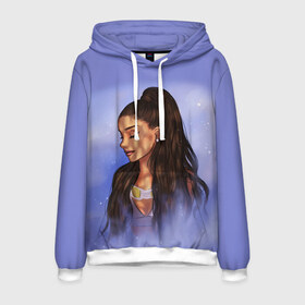 Мужская толстовка 3D с принтом Ariana Grande (Ариана Гранде) в городе Новоалтайск, 100% полиэстер | двухслойный капюшон со шнурком для регулировки, мягкие манжеты на рукавах и по низу толстовки, спереди карман-кенгуру с мягким внутренним слоем. | ariana grande | актриса | американская певица | ариана | ариана гранде | гранде | девушка | музыка | певица | песни | продюсер