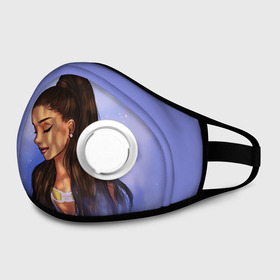 Маска из неопрена с принтом Ariana Grande (Ариана Гранде) в городе Новоалтайск, неопрен 100% | Форма огибающая нос. Резинки для ушей с дополнительной резинкой на затылке. Клапан для выдоха для активного дыхания при занятиях спортом. Эластичный материал маски и окантовки для лучшего растяжения и прилегания маски.  | ariana grande | актриса | американская певица | ариана | ариана гранде | гранде | девушка | музыка | певица | песни | продюсер
