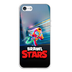 Чехол для iPhone 5/5S матовый с принтом Brawl Stars Max в городе Новоалтайск, Силикон | Область печати: задняя сторона чехла, без боковых панелей | bo | brawl | brock | bull | colt | dynamike | elprimo | jessie | leon | moba | nita | shelly | stars | бо | брок | булл | джесси | динамайк | кольт | леон | нита | шелли | эльпримо