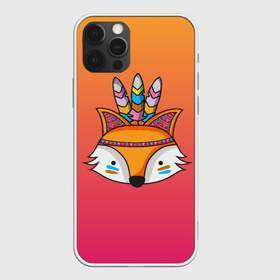Чехол для iPhone 12 Pro Max с принтом Лиса Индеец в городе Новоалтайск, Силикон |  | Тематика изображения на принте: fox | венок | животные | лиса | лисенок | лисичка | полевые цветы | полынь | рисунок | ромашки | стикер | цветы