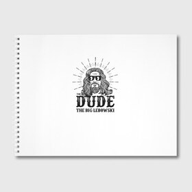 Альбом для рисования с принтом The Big Lebowski в городе Новоалтайск, 100% бумага
 | матовая бумага, плотность 200 мг. | Тематика изображения на принте: criminal | dude | gangster | the big lebowski | the jesus rolls | большой лебовски | броски хесуса | гангстер | криминал | фильм | чувак