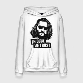 Женская толстовка 3D с принтом The Big Lebowski в городе Новоалтайск, 100% полиэстер  | двухслойный капюшон со шнурком для регулировки, мягкие манжеты на рукавах и по низу толстовки, спереди карман-кенгуру с мягким внутренним слоем. | criminal | dude | gangster | the big lebowski | the jesus rolls | большой лебовски | броски хесуса | гангстер | криминал | фильм | чувак