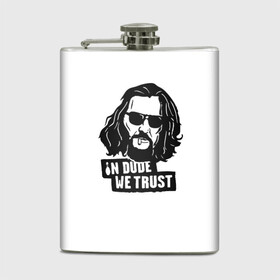 Фляга с принтом The Big Lebowski в городе Новоалтайск, металлический корпус | емкость 0,22 л, размер 125 х 94 мм. Виниловая наклейка запечатывается полностью | Тематика изображения на принте: criminal | dude | gangster | the big lebowski | the jesus rolls | большой лебовски | броски хесуса | гангстер | криминал | фильм | чувак