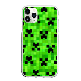 Чехол для iPhone 11 Pro Max матовый с принтом MINECRAFT в городе Новоалтайск, Силикон |  | block | criper | cube | minecraft | pixel | блок | геометрия | крафт | крипер | кубики | майнкрафт | пиксели