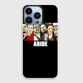 Чехол для iPhone 13 Pro с принтом Libowski Group в городе Новоалтайск,  |  | Тематика изображения на принте: 2020 | abide | art | big lebowski | english | film | gta | movie | poster | retro | актёр | америка | английский | арт | большой лебовски | братья | в стиле | год | гта | джефф бриджес | звёзды | кино | лебовский | леон | на английском