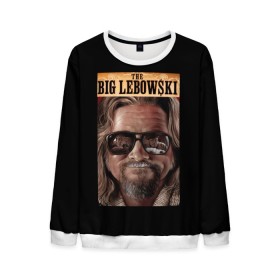 Мужской свитшот 3D с принтом The Big Lebowski в городе Новоалтайск, 100% полиэстер с мягким внутренним слоем | круглый вырез горловины, мягкая резинка на манжетах и поясе, свободная посадка по фигуре | Тематика изображения на принте: big | lebowski | the | большой | кинофильм | лебовски
