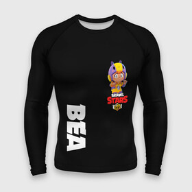 Мужской рашгард 3D с принтом BRAWL STARS BEA. в городе Новоалтайск,  |  | bea | bibi | brawl stars | colt | crow | el brown | leon | leon shark | max | nita | sally leon | shark | акула | беа | берли | биби | бравл старс | браун | ворон | кольт | леон | леон акула | макс | нита | шелли