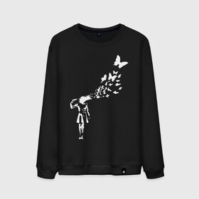 Мужской свитшот хлопок с принтом Banksy в городе Новоалтайск, 100% хлопок |  | banksy | анархизм | андерграунд | антивоенное движение | антиимпериализм | антикапитализм | бенкс | бенкси | бристоль | бэнкс | бэнкси | граффити | нигилизм | стрит арт | художник