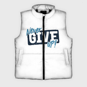 Мужской жилет утепленный 3D Never give up (белый): в городе Новоалтайск, | | give up | life | live | never | воля | лидер | надписи | надписи на английском | надпись | никогда | первый | победитель | результат | сила | сила воли | слова | смс | сообщение | статус | текст