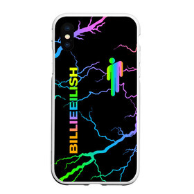 Чехол для iPhone XS Max матовый с принтом BILLIE EILISH в городе Новоалтайск, Силикон | Область печати: задняя сторона чехла, без боковых панелей | be | billie | billie eilish | blohsh | ghoul | билли | билли айлиш