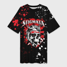 Платье-футболка 3D с принтом Stigmata | Стигмата (Z) в городе Новоалтайск,  |  | music | rock | stigmata | альтернатива | музыка | рок | стигмата | тарас уманскии