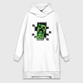 Платье-худи хлопок с принтом Minecraft в городе Новоалтайск,  |  | ender dragon | enderman | minecraft | phantom | the end | the nether | the overworld | wither | визера | майнкрафт | незер | ремесло | шахта добывать | энд | эндер дракон