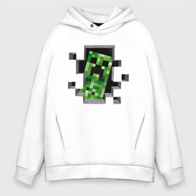 Мужское худи Oversize хлопок с принтом Minecraft в городе Новоалтайск, френч-терри — 70% хлопок, 30% полиэстер. Мягкий теплый начес внутри —100% хлопок | боковые карманы, эластичные манжеты и нижняя кромка, капюшон на магнитной кнопке | ender dragon | enderman | minecraft | phantom | the end | the nether | the overworld | wither | визера | майнкрафт | незер | ремесло | шахта добывать | энд | эндер дракон