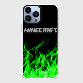 Чехол для iPhone 13 Pro Max с принтом MINECRAFT FIRE в городе Новоалтайск,  |  | Тематика изображения на принте: block | creeper | cube | minecraft | pixel | блок | геометрия | крафт | крипер | кубики | майнкрафт | пиксели
