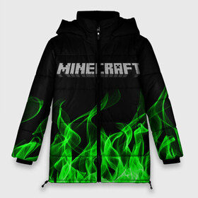 Женская зимняя куртка 3D с принтом MINECRAFT FIRE в городе Новоалтайск, верх — 100% полиэстер; подкладка — 100% полиэстер; утеплитель — 100% полиэстер | длина ниже бедра, силуэт Оверсайз. Есть воротник-стойка, отстегивающийся капюшон и ветрозащитная планка. 

Боковые карманы с листочкой на кнопках и внутренний карман на молнии | block | creeper | cube | minecraft | pixel | блок | геометрия | крафт | крипер | кубики | майнкрафт | пиксели