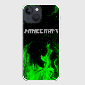 Чехол для iPhone 13 mini с принтом MINECRAFT | МАЙНКРАФТ в городе Новоалтайск,  |  | block | creeper | cube | minecraft | pixel | блок | геометрия | крафт | крипер | кубики | майнкрафт | пиксели