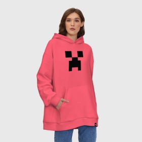 Худи SuperOversize хлопок с принтом Minecraft в городе Новоалтайск, 70% хлопок, 30% полиэстер, мягкий начес внутри | карман-кенгуру, эластичная резинка на манжетах и по нижней кромке, двухслойный капюшон
 | ender dragon | enderman | minecraft | phantom | the end | the nether | the overworld | wither | визера | майнкрафт | незер | ремесло | шахта добывать | энд | эндер дракон