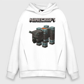 Мужское худи Oversize хлопок с принтом Minecraft в городе Новоалтайск, френч-терри — 70% хлопок, 30% полиэстер. Мягкий теплый начес внутри —100% хлопок | боковые карманы, эластичные манжеты и нижняя кромка, капюшон на магнитной кнопке | ender dragon | enderman | minecraft | phantom | the end | the nether | the overworld | wither | визера | майнкрафт | незер | ремесло | шахта добывать | энд | эндер дракон