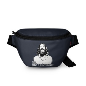 Поясная сумка 3D с принтом The Big Lebowski в городе Новоалтайск, 100% полиэстер | плотная ткань, ремень с регулируемой длиной, внутри несколько карманов для мелочей, основное отделение и карман с обратной стороны сумки застегиваются на молнию | dude | film | бриджес | герой | джефф | джеффри | дюдя | комедия | лебовски | персонаж | фильм | чувак