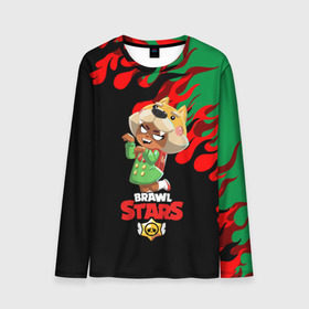 Мужской лонгслив 3D с принтом BRAWL STARS NITA. в городе Новоалтайск, 100% полиэстер | длинные рукава, круглый вырез горловины, полуприлегающий силуэт | Тематика изображения на принте: bea | bibi | brawl stars | colt | crow | el brown | leon | leon shark | max | nita | sally leon | shark | акула | беа | берли | биби | бравл старс | браун | ворон | кольт | леон | леон акула | макс | нита | шелли