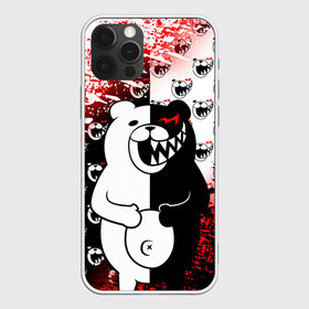 Чехол для iPhone 12 Pro Max с принтом MONOKUMA в городе Новоалтайск, Силикон |  | anime | bear | black  white | danganronpa | kurokuma | monodam | monokuma | monomi | monotaro | pink | rabbit | school | shirokuma | аниме | главарь | мoноми | монокума | черно белый | школа