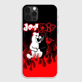 Чехол для iPhone 12 Pro Max с принтом MONOKUMA в городе Новоалтайск, Силикон |  | anime | bear | black  white | danganronpa | kurokuma | monodam | monokuma | monomi | monotaro | pink | rabbit | school | shirokuma | аниме | главарь | мoноми | монокума | черно белый | школа