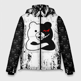 Мужская зимняя куртка 3D с принтом MONOKUMA в городе Новоалтайск, верх — 100% полиэстер; подкладка — 100% полиэстер; утеплитель — 100% полиэстер | длина ниже бедра, свободный силуэт Оверсайз. Есть воротник-стойка, отстегивающийся капюшон и ветрозащитная планка. 

Боковые карманы с листочкой на кнопках и внутренний карман на молнии. | Тематика изображения на принте: anime | bear | black  white | danganronpa | kurokuma | monodam | monokuma | monomi | monotaro | pink | rabbit | school | shirokuma | аниме | главарь | мoноми | монокума | черно белый | школа