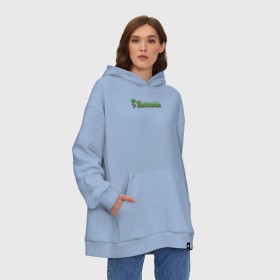 Худи SuperOversize хлопок с принтом Terraria в городе Новоалтайск, 70% хлопок, 30% полиэстер, мягкий начес внутри | карман-кенгуру, эластичная резинка на манжетах и по нижней кромке, двухслойный капюшон
 | brain of cthulhu | eater of worlds | eye of cthulhu | game | king slime | moon lord | queen bee | skeletron | terka | terra | terraria | игры | майкрафт | терария | терка | террария