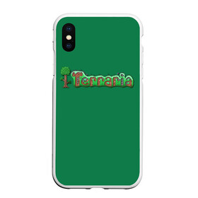 Чехол для iPhone XS Max матовый с принтом Terraria в городе Новоалтайск, Силикон | Область печати: задняя сторона чехла, без боковых панелей | 8 | bit | boss | bosses | game | lord | minecraft | moon | pixel | terraria | the | игра | майнкрафт | пиксели | пиксель | тераррия