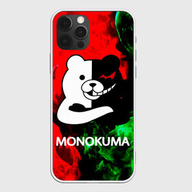 Чехол для iPhone 12 Pro Max с принтом MONOKUMA в городе Новоалтайск, Силикон |  | anime | bear | black  white | danganronpa | kurokuma | monodam | monokuma | monomi | monotaro | pink | rabbit | school | shirokuma | аниме | главарь | мoноми | монокума | черно белый | школа