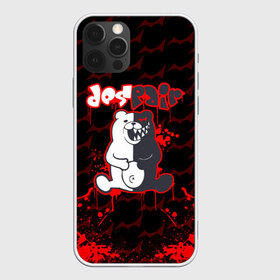 Чехол для iPhone 12 Pro Max с принтом MONOKUMA в городе Новоалтайск, Силикон |  | anime | bear | black  white | danganronpa | kurokuma | monodam | monokuma | monomi | monotaro | pink | rabbit | school | shirokuma | аниме | главарь | мoноми | монокума | черно белый | школа