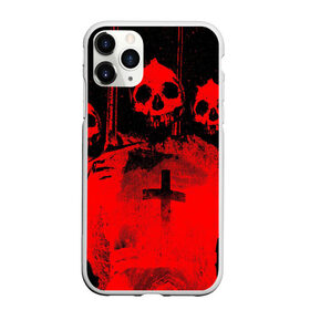 Чехол для iPhone 11 Pro матовый с принтом Анархия в городе Новоалтайск, Силикон |  | 666 | анархия | зло | крест | тьма | черепа