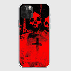 Чехол для iPhone 12 Pro Max с принтом Анархия в городе Новоалтайск, Силикон |  | 666 | анархия | зло | крест | тьма | черепа