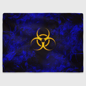 Плед 3D с принтом BIOHAZARD в городе Новоалтайск, 100% полиэстер | закругленные углы, все края обработаны. Ткань не мнется и не растягивается | biohazard | radiation | re | re3 | residenr evil | toxic | virusвирус | world war z | биохазард | обитель зла | радиация | токсик | эпидемия