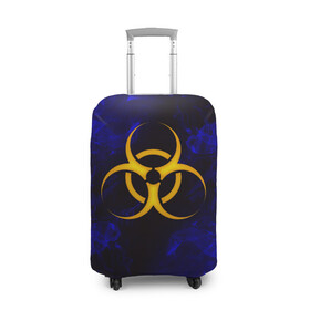 Чехол для чемодана 3D с принтом BIOHAZARD в городе Новоалтайск, 86% полиэфир, 14% спандекс | двустороннее нанесение принта, прорези для ручек и колес | biohazard | radiation | re | re3 | residenr evil | toxic | virusвирус | world war z | биохазард | обитель зла | радиация | токсик | эпидемия