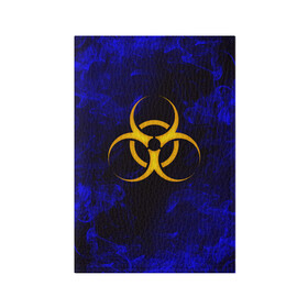 Обложка для паспорта матовая кожа с принтом BIOHAZARD в городе Новоалтайск, натуральная матовая кожа | размер 19,3 х 13,7 см; прозрачные пластиковые крепления | Тематика изображения на принте: biohazard | radiation | re | re3 | residenr evil | toxic | virusвирус | world war z | биохазард | обитель зла | радиация | токсик | эпидемия