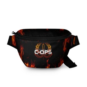Поясная сумка 3D с принтом CRITICAL OPS (C-OPS). в городе Новоалтайск, 100% полиэстер | плотная ткань, ремень с регулируемой длиной, внутри несколько карманов для мелочей, основное отделение и карман с обратной стороны сумки застегиваются на молнию | c ops | critical ops | cs go | esport | fbi | free fire | game | ops | swat | игра | к опс | киберспорт | критикал | критикал опс | критические операции | опс | сват | фбр | экшен