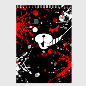 Скетчбук с принтом MONOKUMA в городе Новоалтайск, 100% бумага
 | 48 листов, плотность листов — 100 г/м2, плотность картонной обложки — 250 г/м2. Листы скреплены сверху удобной пружинной спиралью | anime | bear | black  white | danganronpa | kurokuma | monodam | monokuma | monomi | monotaro | pink | rabbit | school | shirokuma | аниме | главарь | мoноми | монокума | черно белый | школа