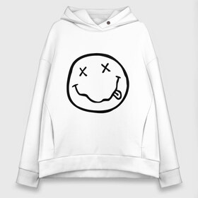 Женское худи Oversize хлопок NIRVANA (+ на спине): в городе Новоалтайск, френч-терри — 70% хлопок, 30% полиэстер. Мягкий теплый начес внутри —100% хлопок | боковые карманы, эластичные манжеты и нижняя кромка, капюшон на магнитной кнопке | cobain | kurt | nirvana | кобейн | курт | нирвана | смайл | улыбка